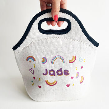 Personalised Rainbow Themed Lunch Bag, 5 of 8