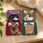 Funny Cat Coasters, thumbnail 1 of 11