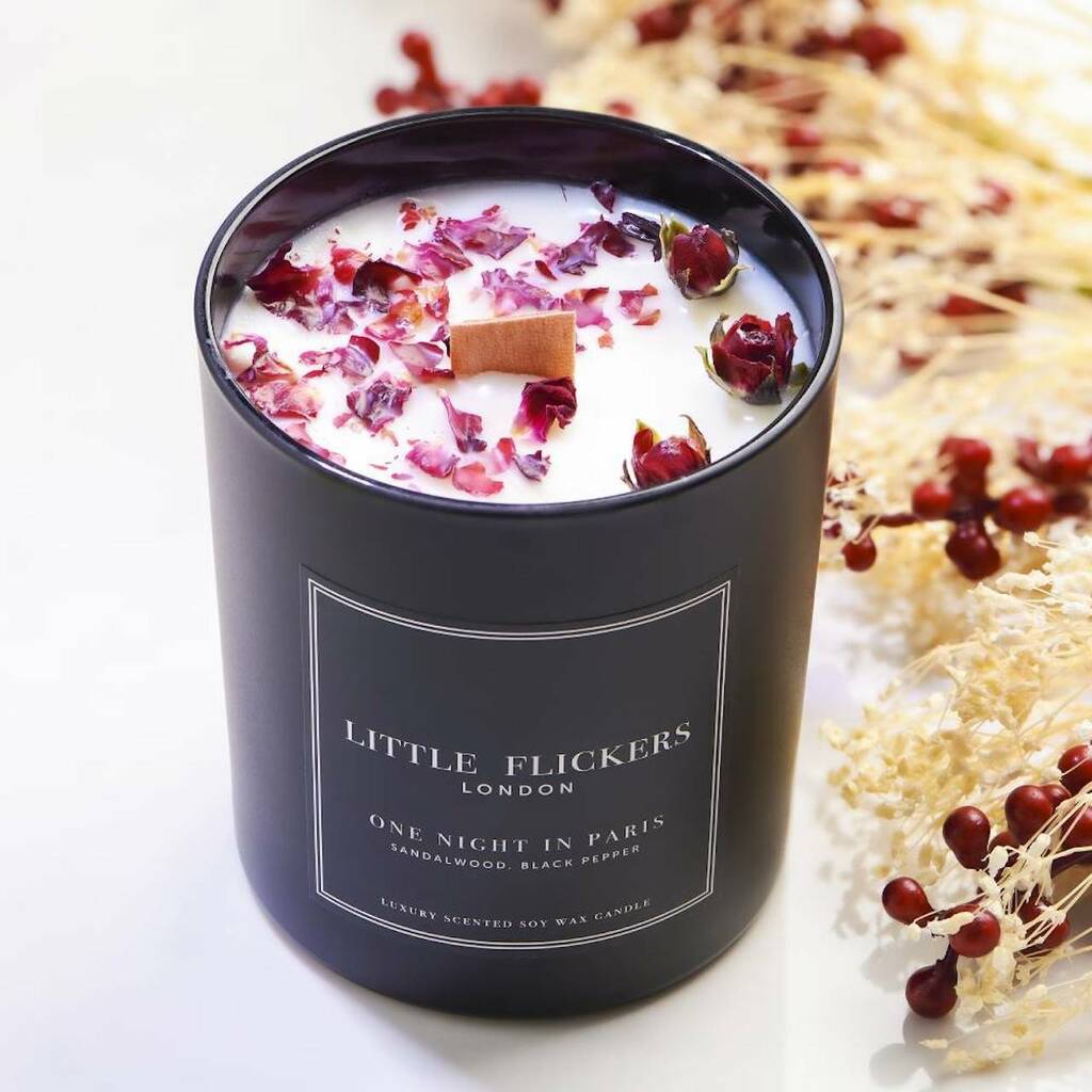 One Night In Paris Luxury Scented Wax Candle By Lime Lace Notonthehighstreet Com