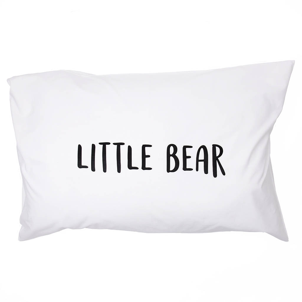 'Little Bear' Pillow Case By Ellie Ellie
