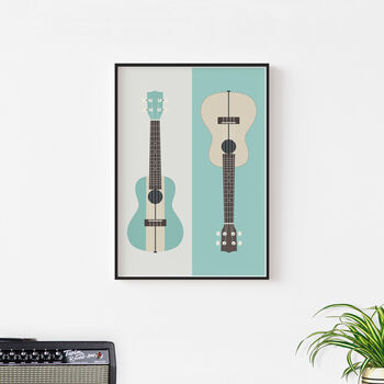 Ukulele Print | Musical Instrument Poster, 7 of 8
