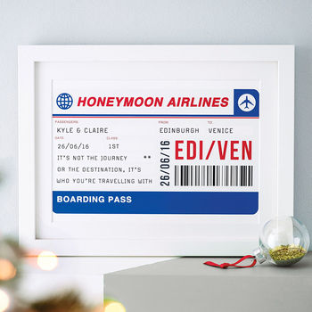 Personalised Boarding Pass Print, 2 of 8