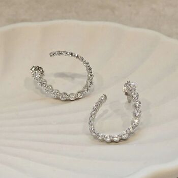 Eternity Curve Earrings, 6 of 7