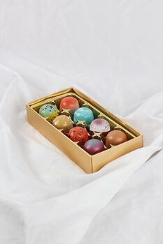 Box Of Eight Handmade Luxury Truffles By Saffire Chocolates, 5 of 6