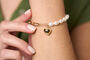 Amare Freshwater Pearl Chain Bracelet With Heart, thumbnail 1 of 3