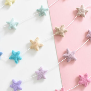 Extra Long Multi Coloured Star Garland, 3 of 4