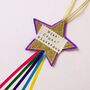 Personalised Teacher Gift Star Hanging, thumbnail 6 of 8