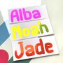Fluorescent Name Decal Personalised Kids Name Sticker, thumbnail 1 of 6