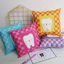 Checkerboard Tooth Cushion, thumbnail 2 of 12