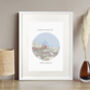 Where We First Met Personalised Map Print, thumbnail 7 of 7