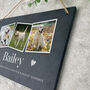 Personalised Pet Photo Slate Hanging Plaque 25 X 15cm, thumbnail 3 of 7