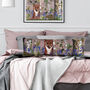 The Forest At Twilight Velvet Bolster Cushion, thumbnail 1 of 4