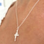 Sterling Silver Ballerina Pendant Necklace, thumbnail 6 of 6