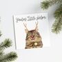 Personalised Pet 'Reindeer Antlers' Christmas Card, thumbnail 3 of 9