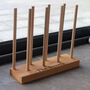 Engraved Wooden Floor Boot Rack, thumbnail 6 of 12