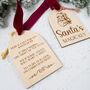 Personalised Santa's Magic Key Kids Christmas Tag, thumbnail 6 of 9