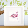 Inky Flamingo Illustration Print, thumbnail 10 of 12