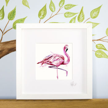 Inky Flamingo Illustration Print, 10 of 12