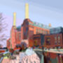 Battersea Power Station Illustration Art Print, thumbnail 2 of 2