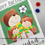 Personalised Daddy Bear Football Birthday Card, thumbnail 4 of 12