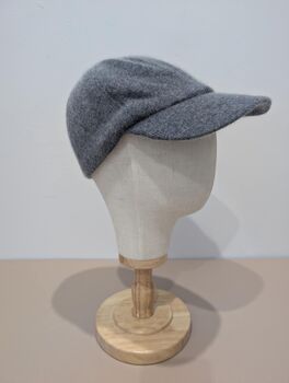 Unisex Pure Cashmere Baseball Cap, 4 of 12