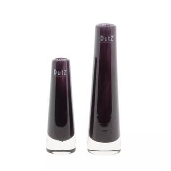 Vase Solifleur Plum Glass, 2 of 9