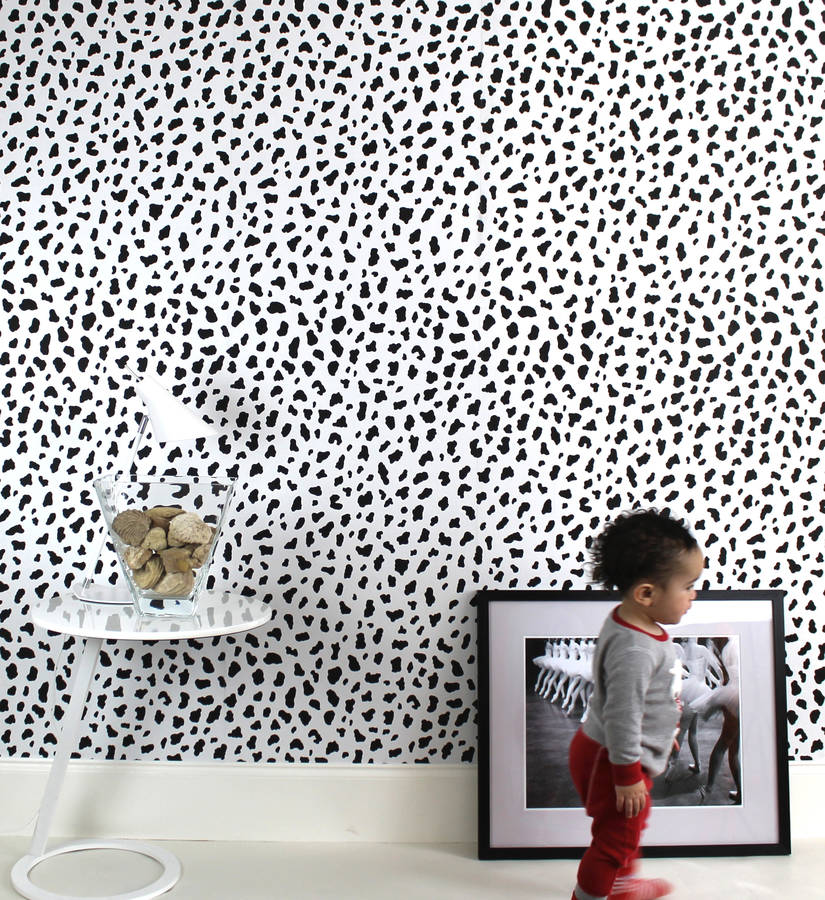 Black And White Cheetah Print Wallpaper