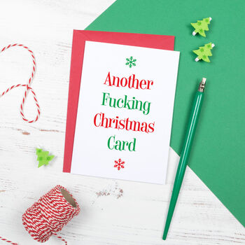 Another Fucking Christmas Card Funny Rude Offensive, 4 of 4