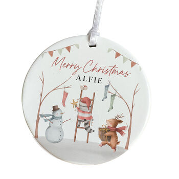 Personalised Ceramic Christmas Ornament Gift, 3 of 7