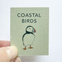 Tiny Book Of Coastal Birds Handmade Mini Nature Book, thumbnail 1 of 8
