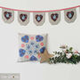 Pink And Grey Girls Bunting With Beetle Bugs / Insects, thumbnail 2 of 11