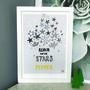 Personalised Reach For The Stars Print, thumbnail 1 of 4