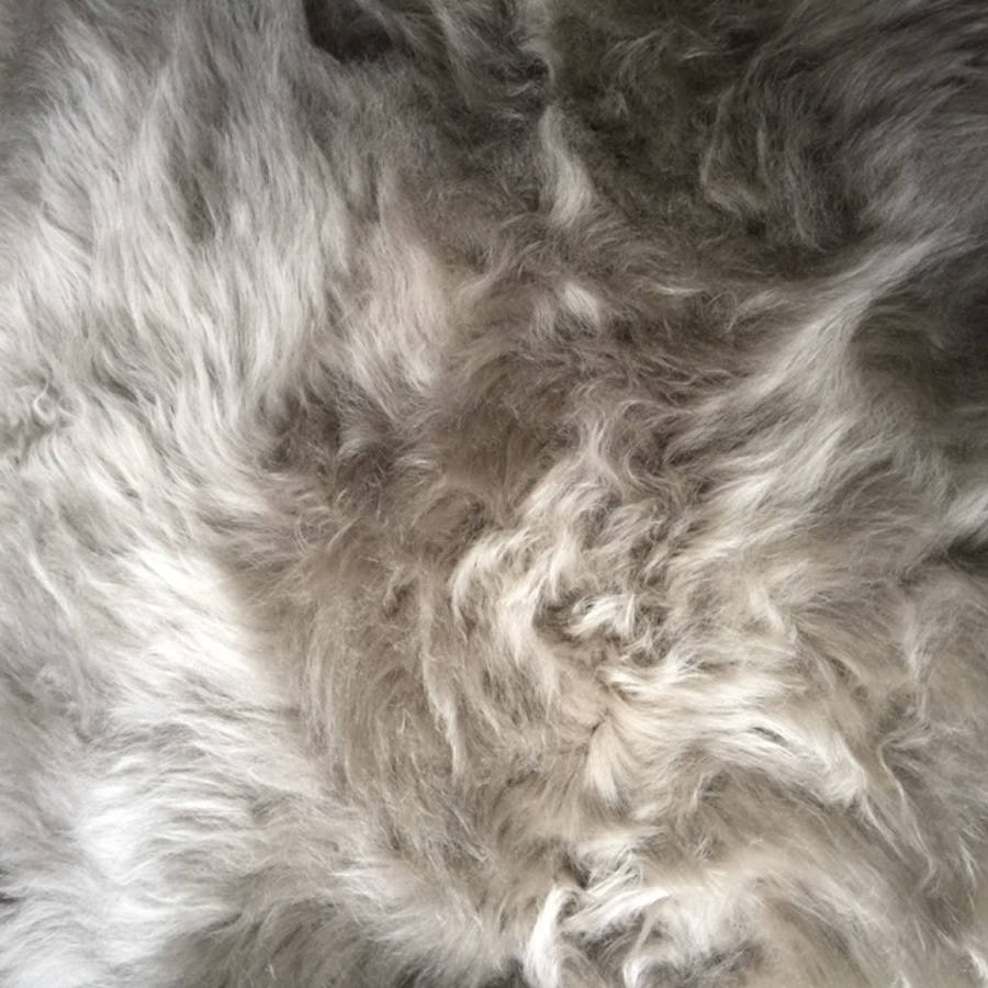 Luxury Grey Vole Double Sheepskin Rug By Cowshed Interiors ...