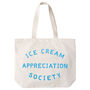 'Ice Cream Appreciation Society' Canvas Bag, thumbnail 5 of 5