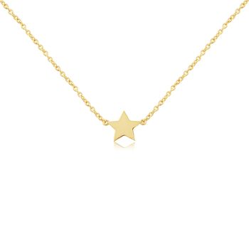 Soho Silver Or Yellow Gold Plated Star Necklace, 3 of 9