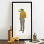 The Alligator On Trumpet | Silkscreen Print, thumbnail 1 of 4
