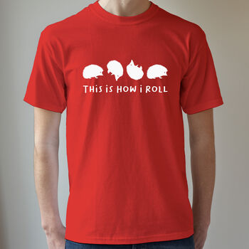 This Is How I Roll Hedgehog T Shirt, 6 of 7