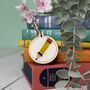 Thank You, Teacher! Pencil Mini Matchbox Cross Stitch Kit, thumbnail 2 of 2