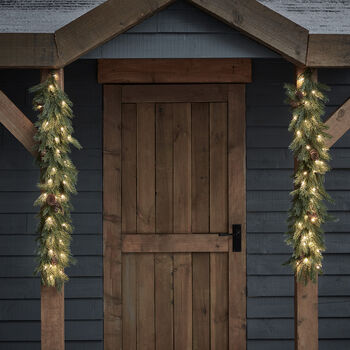 Pre Lit Outdoor Christmas Garland, 4 of 8