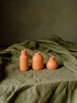 Single Vase And Mini Dried Flowers Bunch, 4 of 4