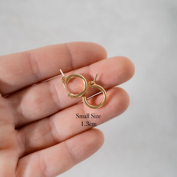 Everyday Gold Filled Hoop Earrings, 5 of 12