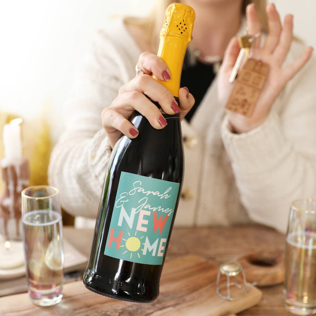 Personalised Colourful New Home Prosecco, 1 of 3