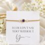 Bridesmaid Gift, Birthstone Wedding Bracelet, thumbnail 1 of 12