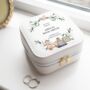 Personalised Christening Keepsake Jewellery Box, thumbnail 1 of 4