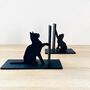 Cat With Kitten Eco Friendly Bookends, thumbnail 3 of 3
