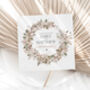 Personalised Luxury Wreath Wedding Card, Newlyweds Card, thumbnail 1 of 3