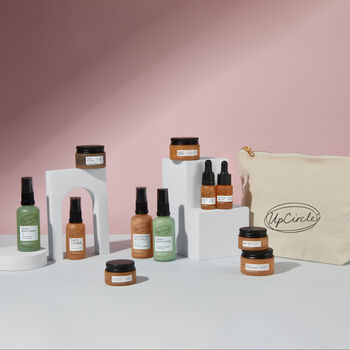 Eco Friendly Skincare | Travel Size Vegan Gift Set With Bag, 2 of 12