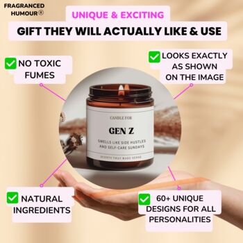 Gen Z Birthday Gift Funny Candle For Friends, 8 of 8