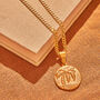 Hidden Treasure Palm Tree Coin Necklace, thumbnail 1 of 4