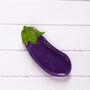 Ceramic Aubergine Dish, thumbnail 3 of 4